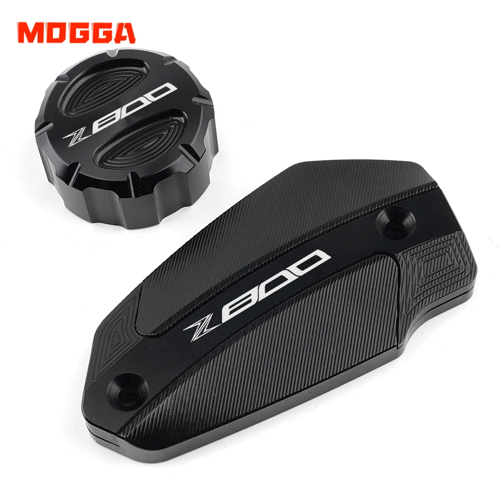 

LOGO Z800 Motorcycle CNC Front&Rear brake Fluid Cylinder Master Reservoir Cover Cap For KAWASAKI Z800 z 800 2013 2014 2015 2016