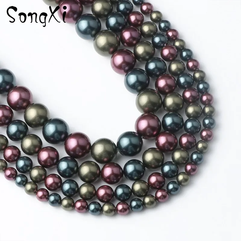 Круглые бусины-разделители для изготовления ювелирных изделий 4 8 10 12 мм |