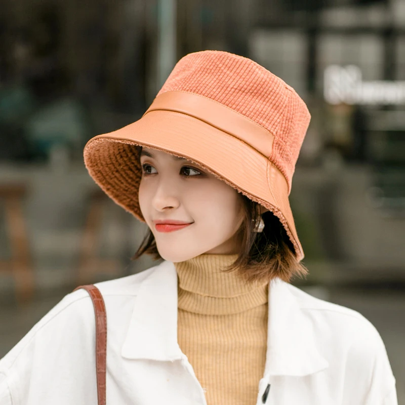 

Autumn Winter Chenille Beanies Hat Women Korean Warm Knitting Hat Bob Thick Panama Outdoor Hiking Basin Cap Fisherman BucketCap