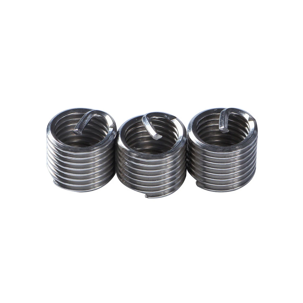 

30Pcs Wire Thread Insert Coiled Wire Helical Screw Insert M5 M6 M8 Thread Repair Insert Kit with Wrench Drill Bit Screw tooth