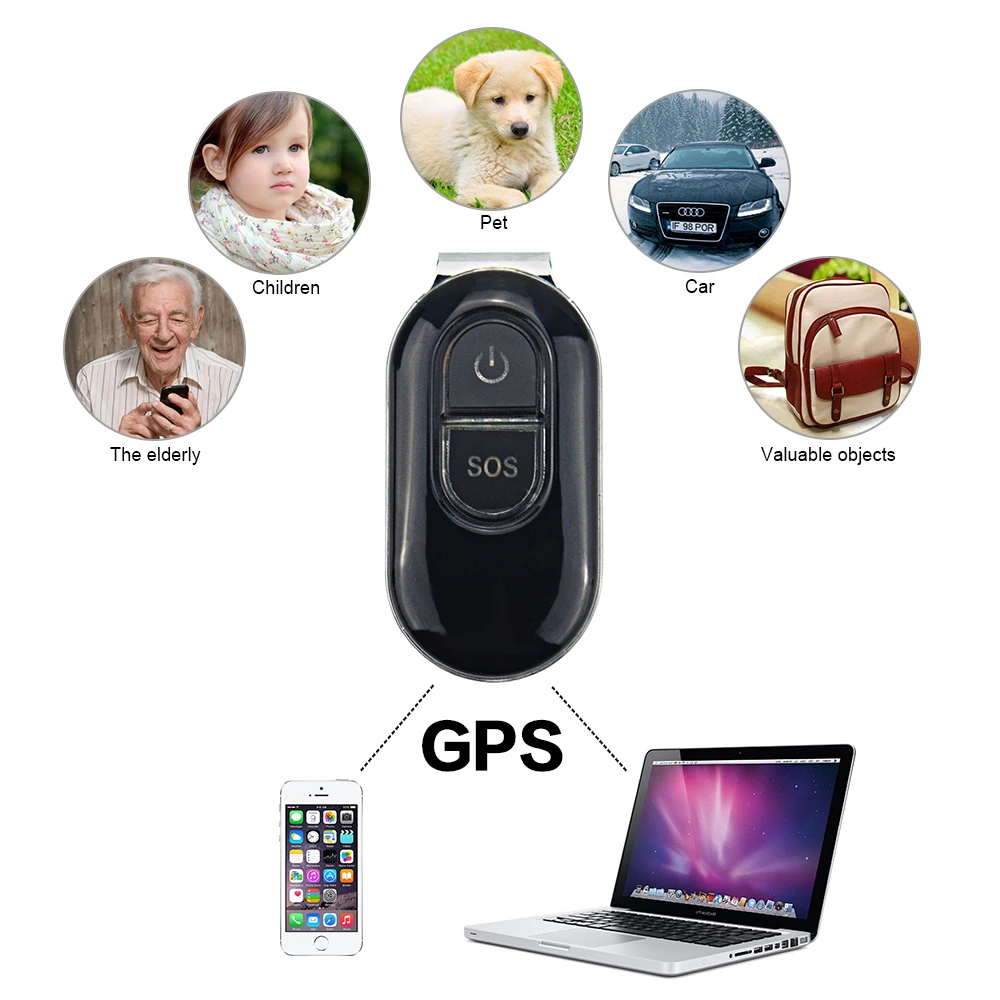 Мини GPS-трекер LK106-3G с аккумулятором 1000 мА · ч в режиме ожидания 10 дней 3G |