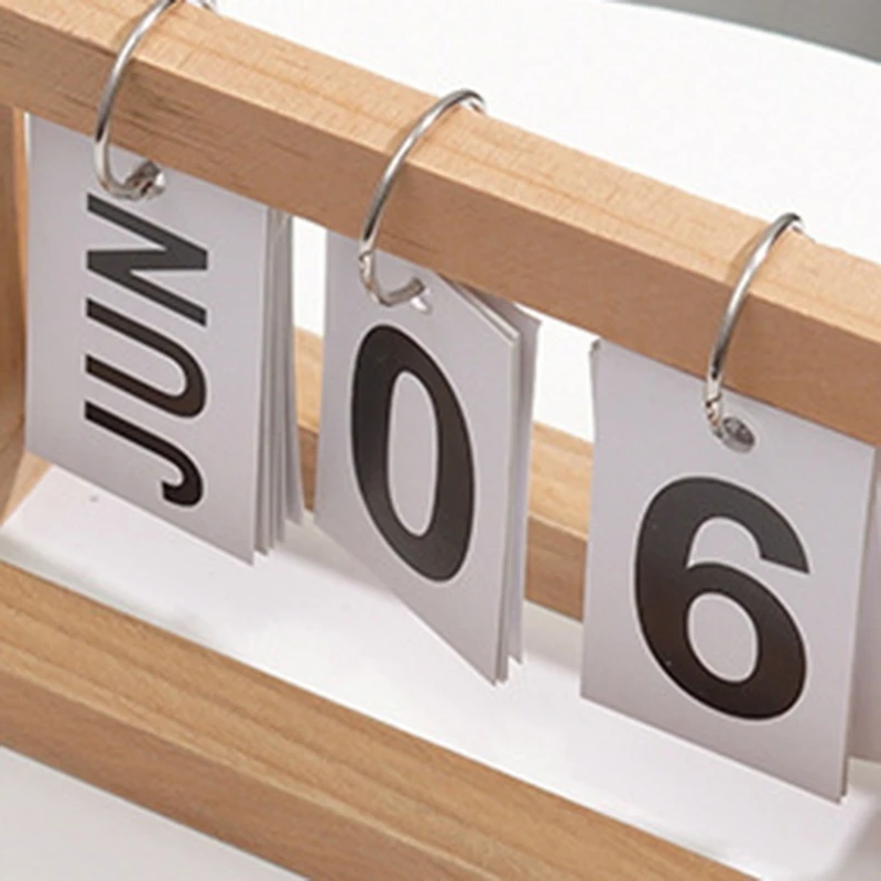 

Desk Calendar Perpetual Standing Academic Desk Calendar Block for Home Desk