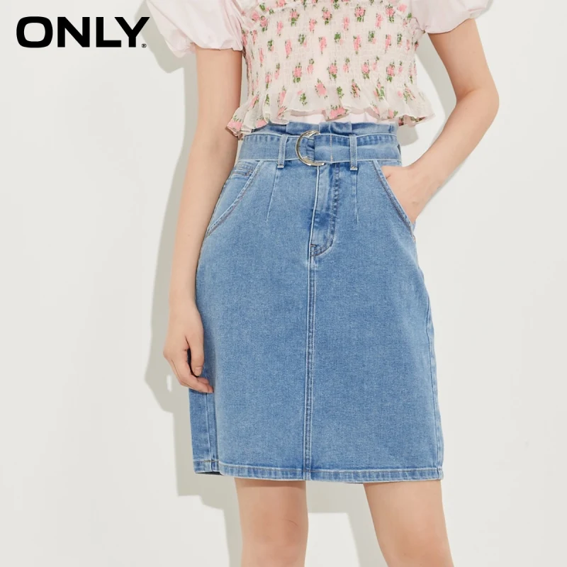 

ONLY winter new straight short denim skirt women | 121337015