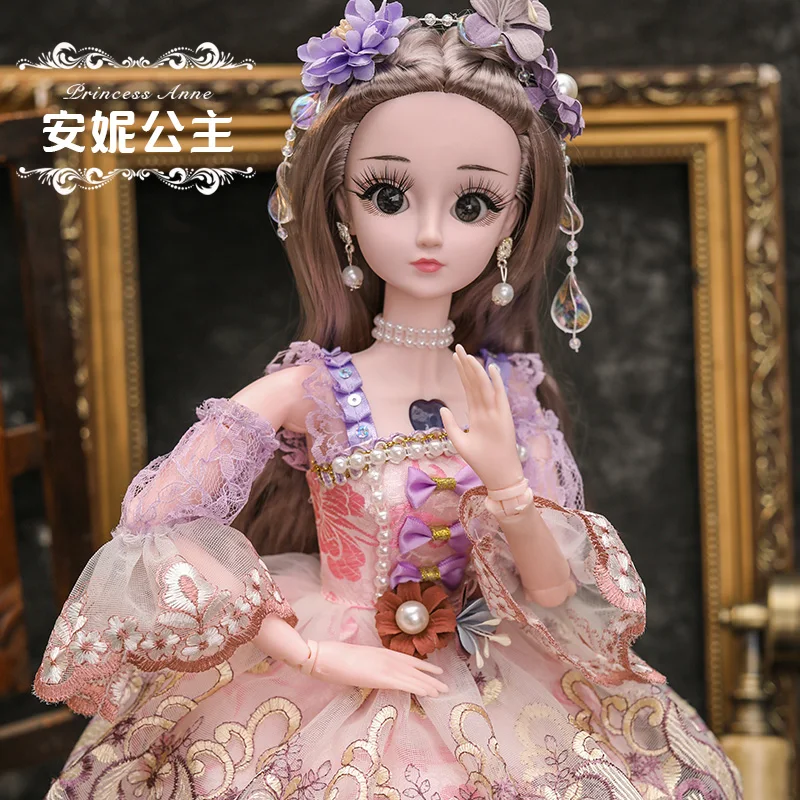 Кукла шарнирная 23 6 1/3 дюйма 20 шарниров с одеждой обувью париком волосами макияжем