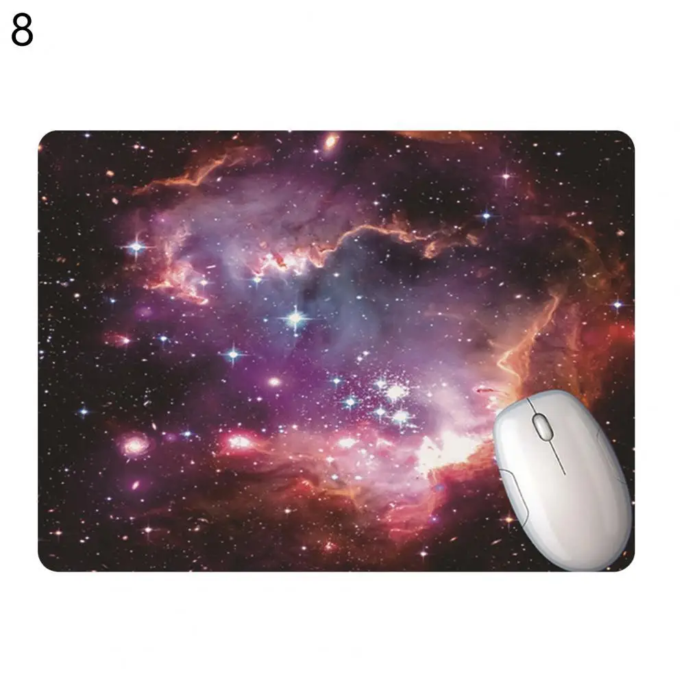

Mouse Pad Ultra-thin Non-slip Smooth Surface Starry Sky Desk Gaming Mousepad Wrist Rest for Laptop