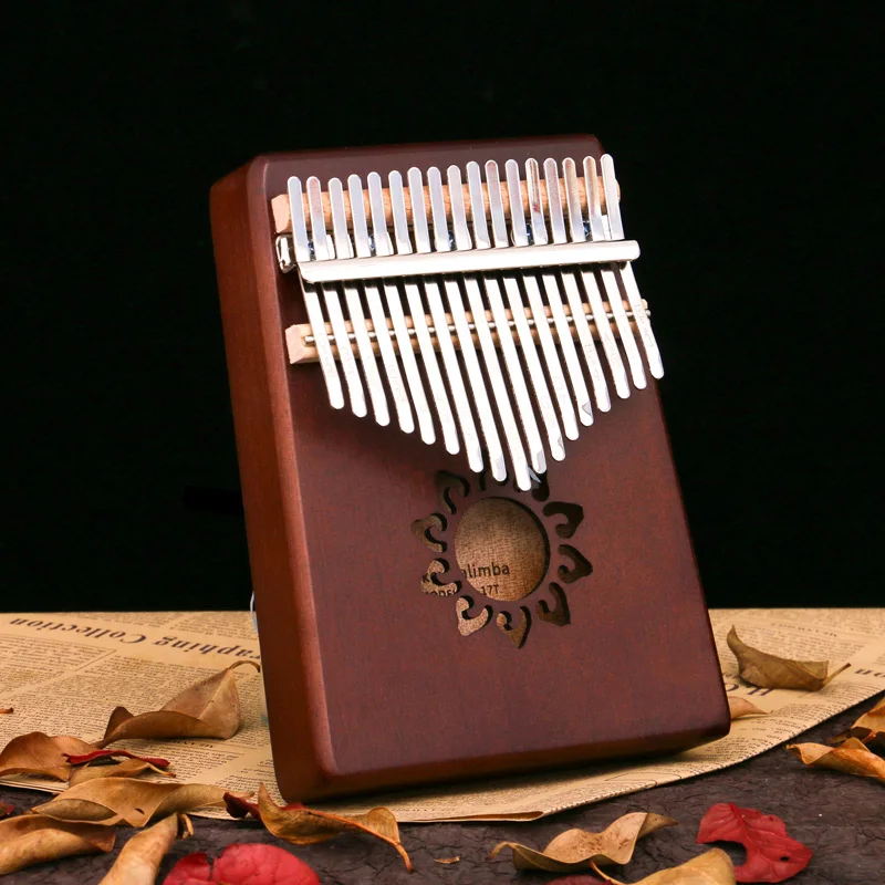 

17 клавиш Carlimba клавиатура из красного дерева Mbira Kalimba Teclado перкуссионное качество большой палец фортепиано музыкальный инструмент Likembe Sanza