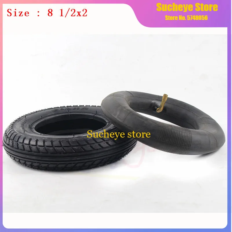 

8.5 Inch Tire 8.5x2 Outer Tyre Inner Tube for Electric Scooter Baby Trolley Children Tricycle 8 1/2x2 8.5*2 Tyre
