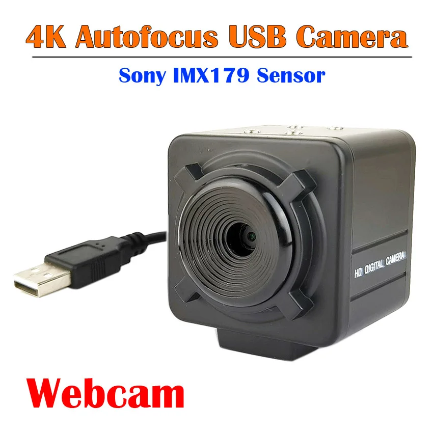 

4K HD USB объектив с автофокусом 8 мегапикселей SONY IMX179 Mini HD 8 Мп промышленная USB камера для ноутбука и ПК