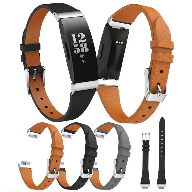

Ремешок для часов Fitbit Inspire / Inspire HR, ремешок для часов из натуральной кожи, сменный регулируемый ремешок для часов, аксессуары для часов