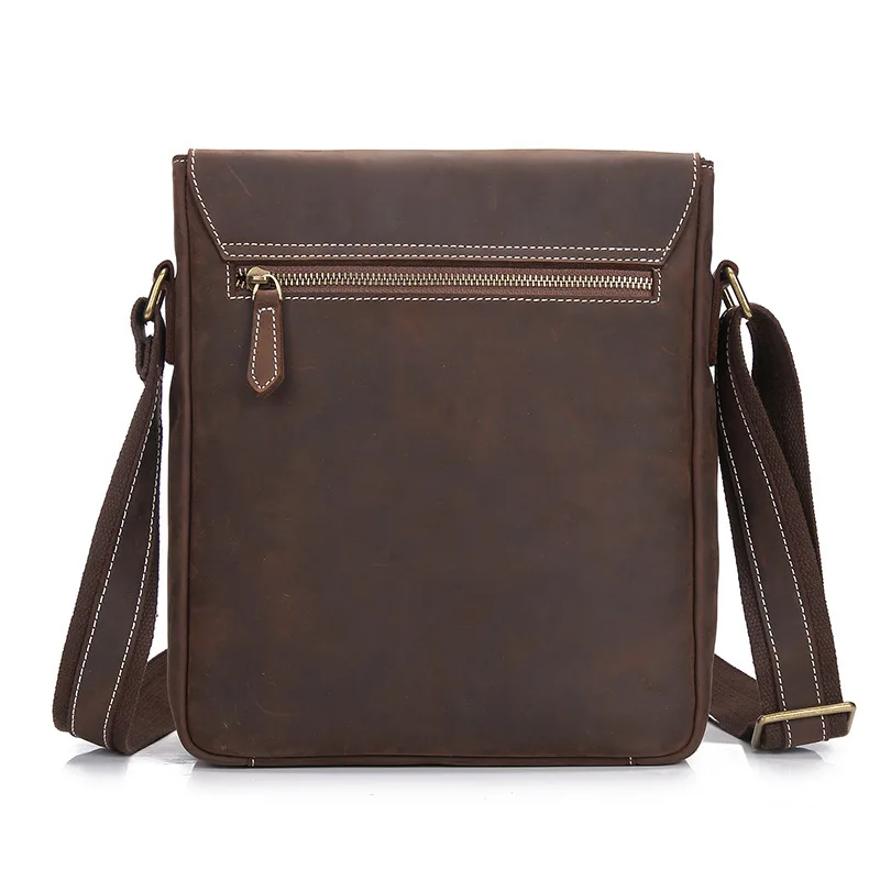 

Retro Cow leather handbag briefcase men's messenger bag
