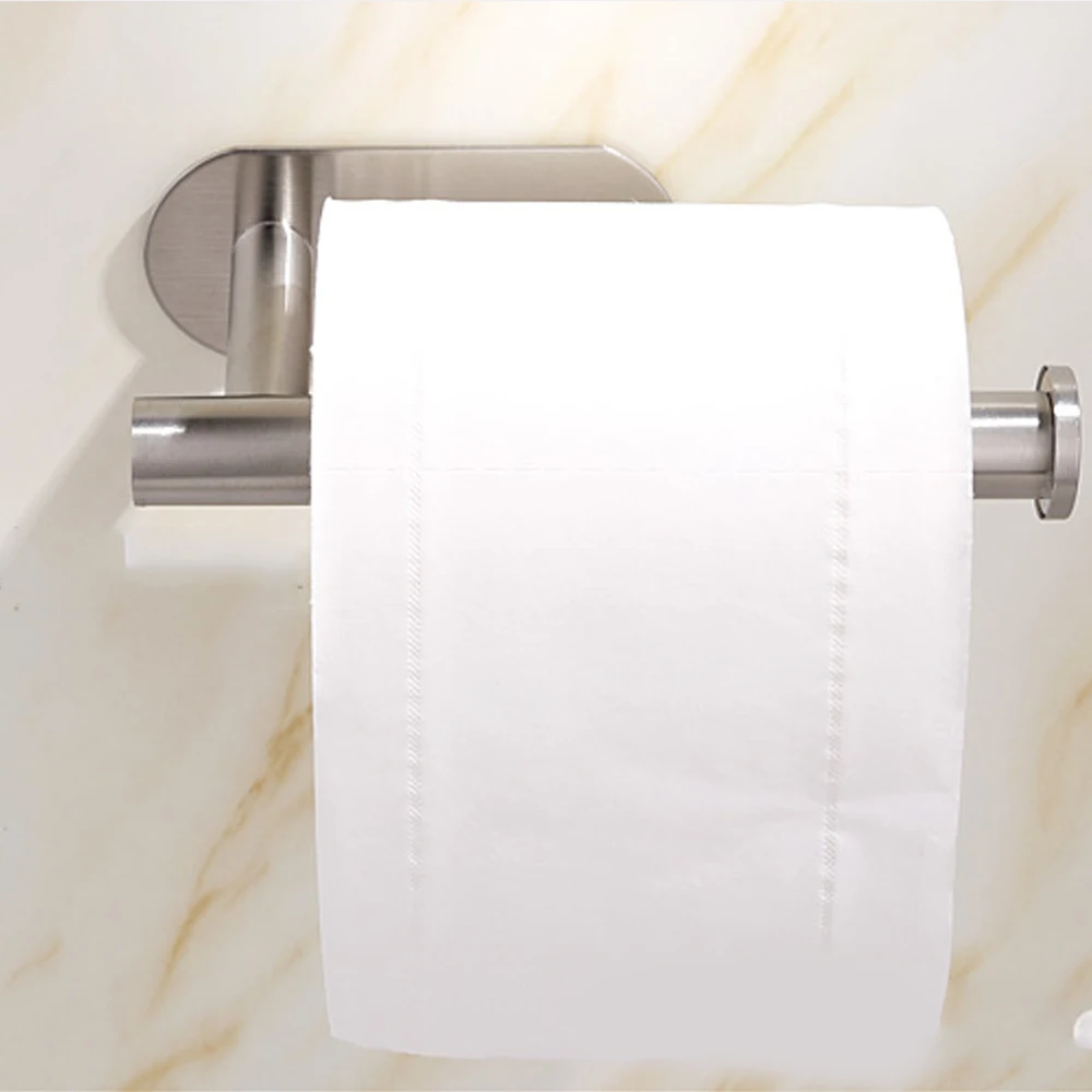 

Stainless Steel Bathroom Tissue Towel Accessories Roll Paper Storage Rack Holder Wall Mount Kitchen Bathroom Supplies