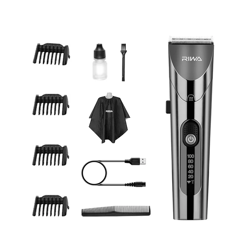 

barbiere LED lavabile Trimmer tagliacapelli schermo elettrico ricaricabile professionale macchina per capelli per uomo barba