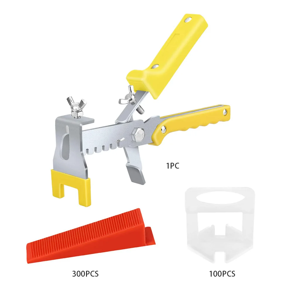 

100pcs Floor Wall Horizon Wedges Tile Leveling System Installation Tool Professional Worker Practical Architecture Spacers Clips