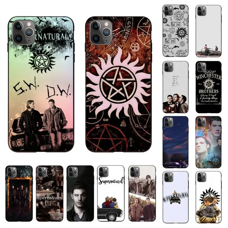 

MaiYaCa Supernatural SPN Dean And Sam Phone Case for iPhone 11 12 13 mini pro XS MAX 8 7 6 6S Plus X 5S SE 2020 XR cover