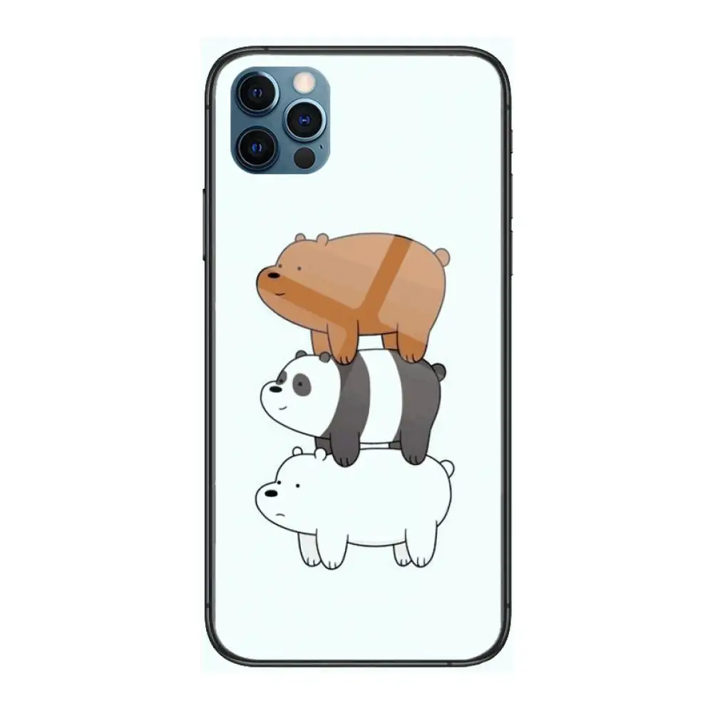 

Cute cartoon panda brown bear polar bear Style Phone Case cover For iphone 12 pro max 11 8 7 6 s XR PLUS X XS SE 2020 mini b