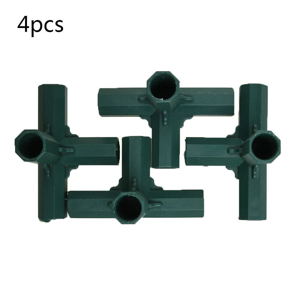 

Green Connector Greenhouse Outdoor Plastic Pole Structure Accessories Bracket