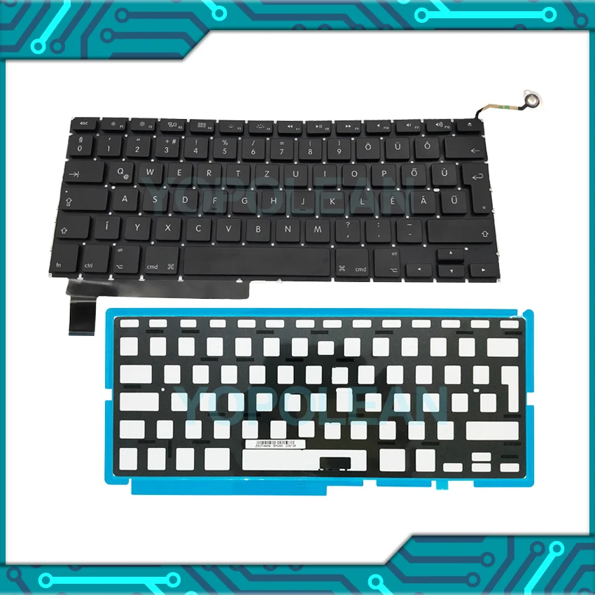Новая клавиатура A1286 Венгрия с подсветкой 3 шт. для Macbook Pro 15 дюймов a1286 2009 2010 2011 2012