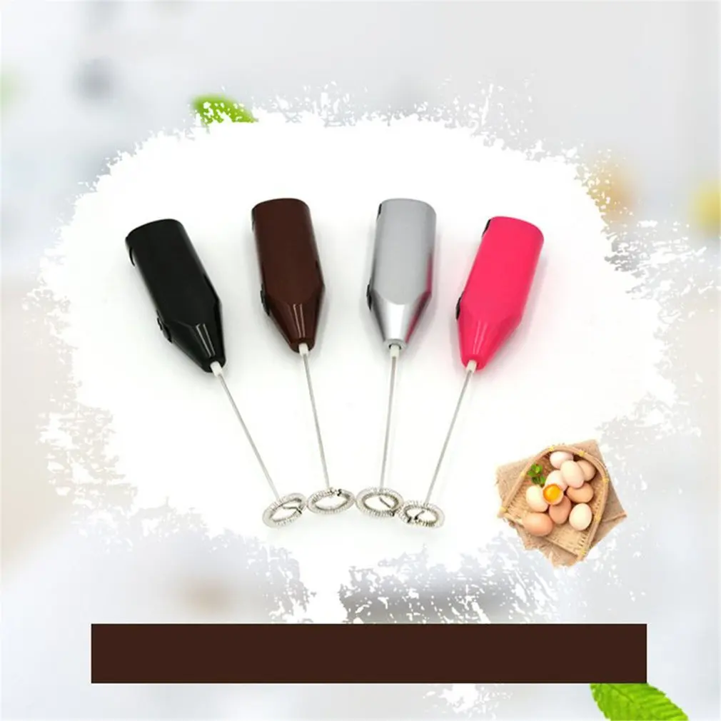 

Mini Electric Coffee Blender Handheld Eggbeater Stainless Steel Bubble Milk Drink Stir Bar Kitchen Cooking Tools