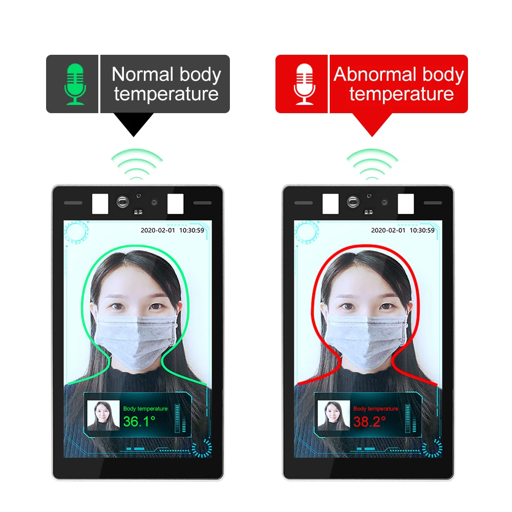 

JideTech Camera Body temperature Ai Camera Thermal Imaging System