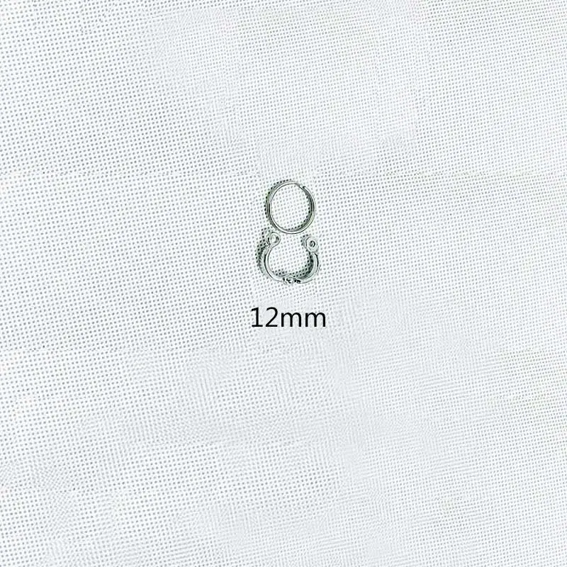 12 MM Лидер продаж 2 шт./компл. 4/6/7/8/9/10/12/15 мм попугай браслеты для ног из алюминиевого сплава на открытом воздухе летающий обучения домашних птиц голубь кольца для ног - Цвет: 12 MM