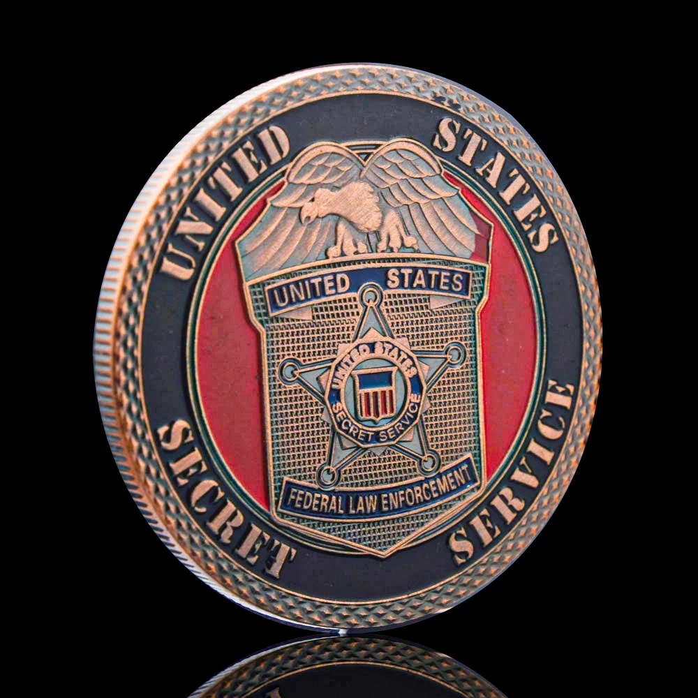 

Usa Secret Service Federal Law Enforcement Homeland Security Sword Challenge Coin Challenger Souvenirs Coins Gift Medal Antique