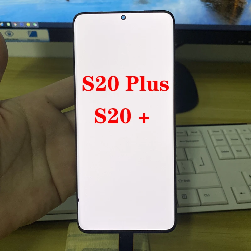 Pantalla LCD Original G985F para Samsung Galaxy S20 Plus, con Marco, 1440x3200, S20 Plus, SM- G985A, G985U, G985F/DS-0