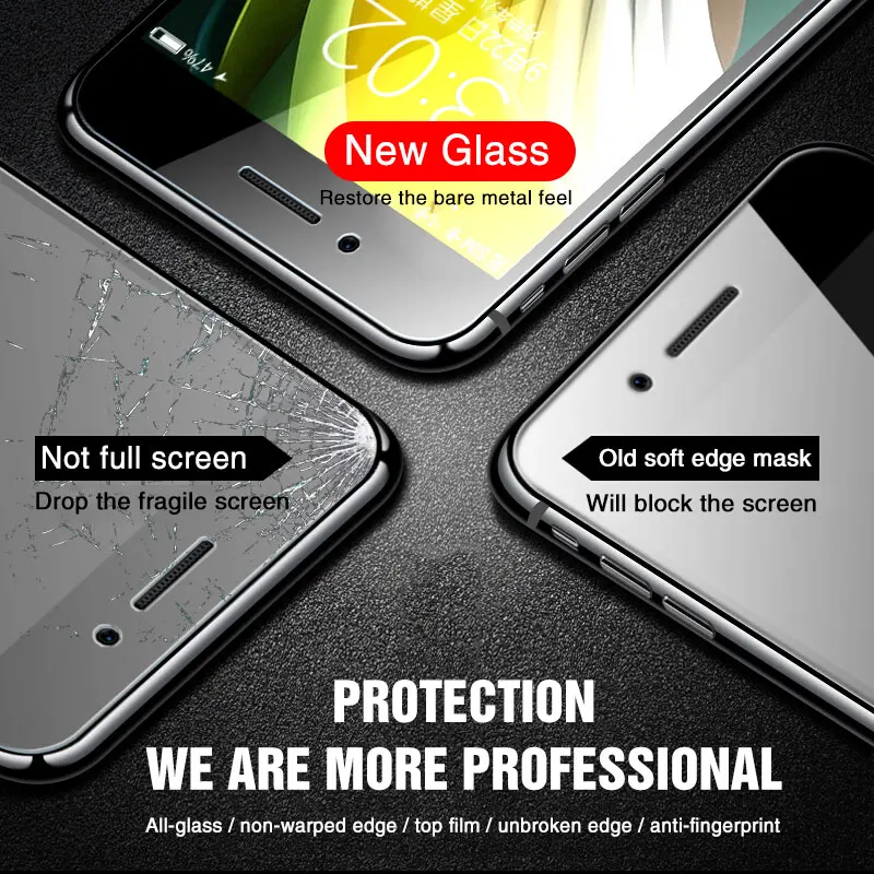 

3Pcs Protective Glass on for iPhone X 11 8 SE 2020 Screen protector For iPhone 6s 7 8 Plus Tempered Glass on Xr 11 Pro Xs Max 5S