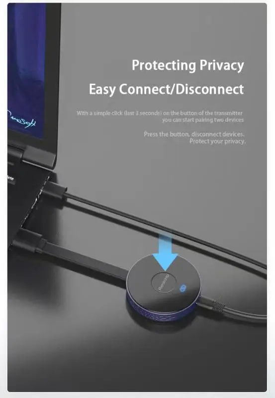 Беспроводной адаптер для HDMI видео передатчика и приемника тонкий дисплей