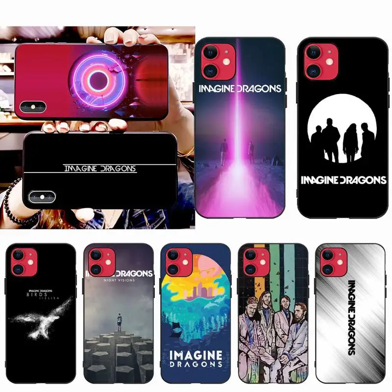 

YJZFDYRM imagine dragons night music Unique Design Phone Cover for iPhone 11 pro XS MAX 8 7 6 6S Plus X 5S SE 2020 XR case