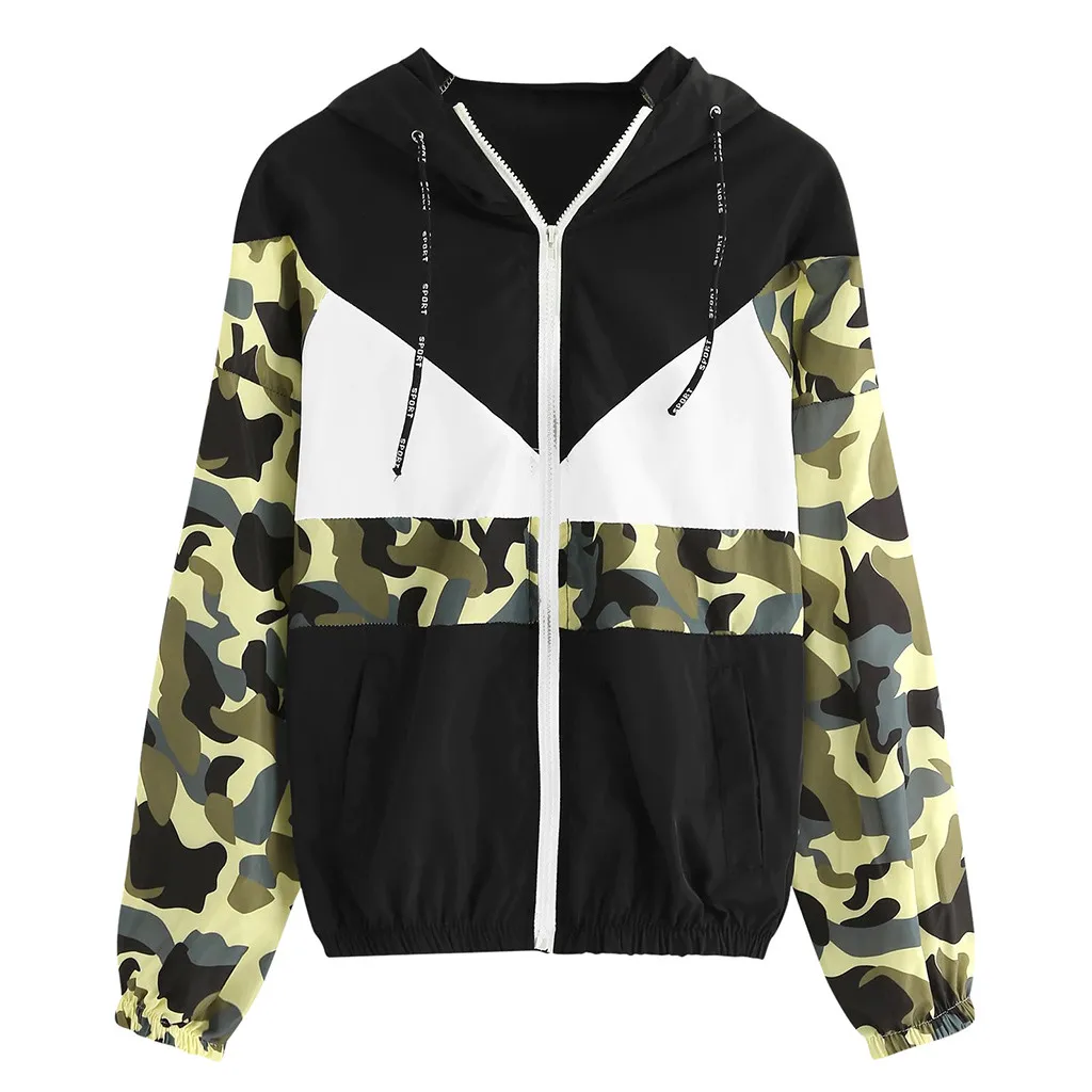 SAGACE 2020 осень и зима новая женская камуфляжная повседневная спортивная куртка на