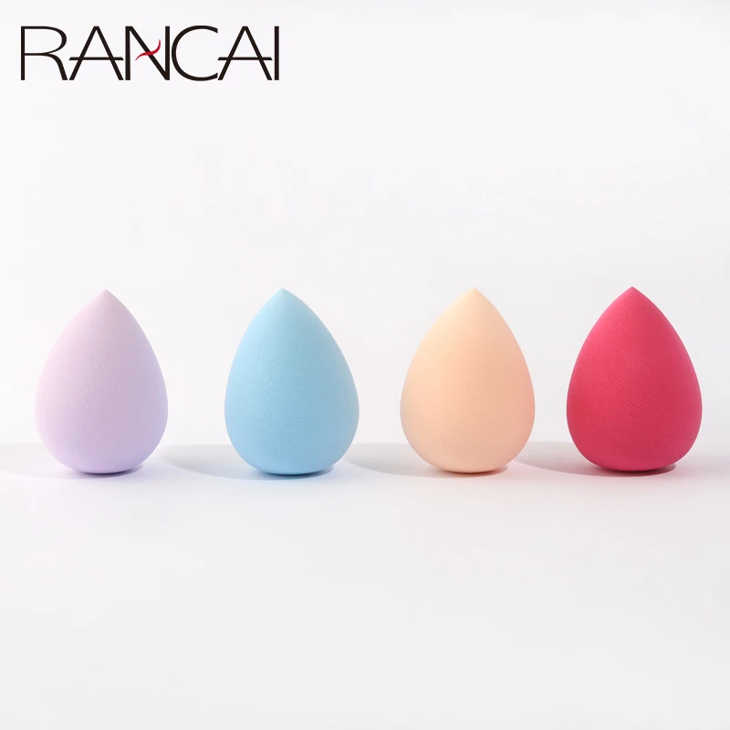 Rancai 4 шт. губка для макияжа пудра красоты косметическая основа пудры сухие