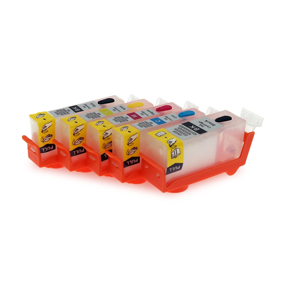 5 colors PGI-820BK CLI-821BK C M Y refillable ink cartridge For CANON PIXMA IP3680 IP4680 MP545/MP988 (EUR) MX876 printer | Компьютеры и