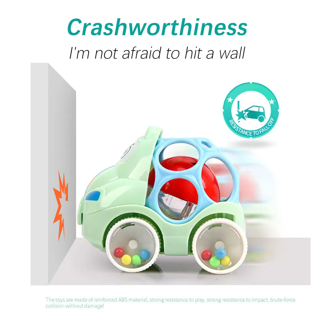 

Baby Toy Car Rattle Crib Mobile Cartoon Inertia Toy Car Educational Infant Newborn Baby Toys 3-24 Months Kids Developmental