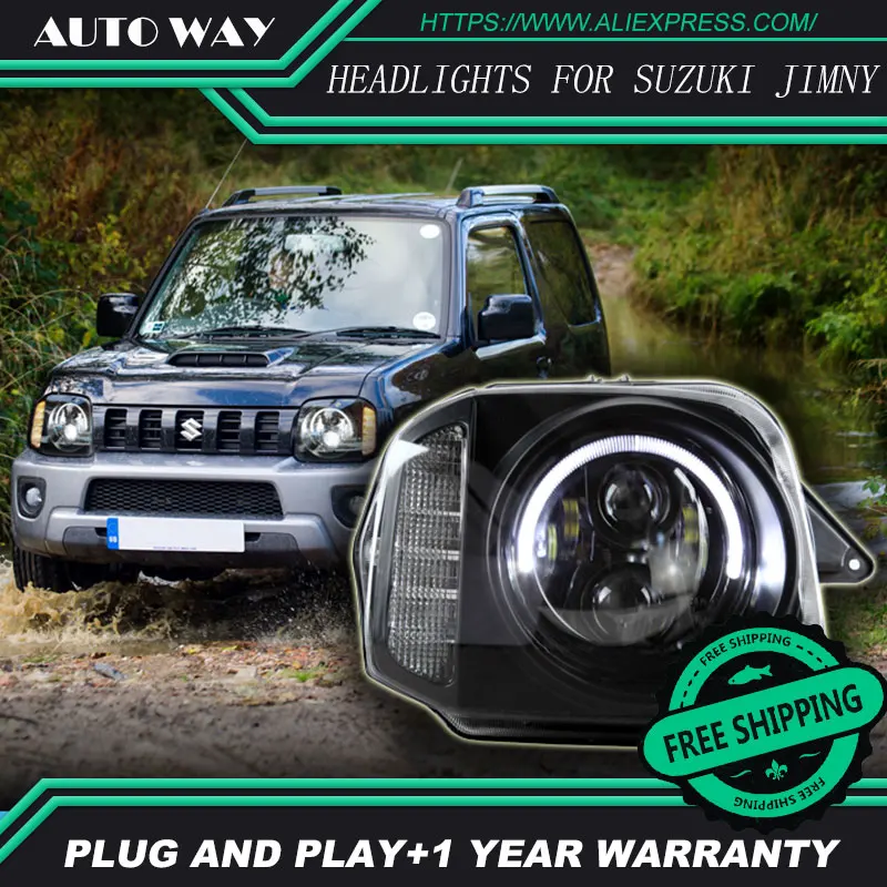 Светодиодный налобный фонарь Jimny для Suzuki 2007 2008 2009 2010 2011 2012 2013 2014 2015|Фара авто в