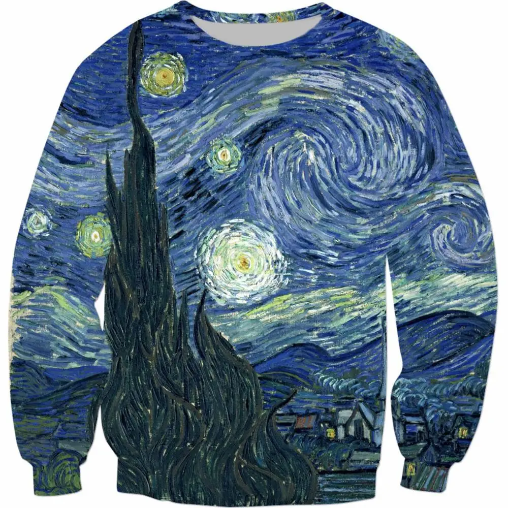 

PLstar Cosmos Drop shipping 2018 autumn New Fashion Men/Women 3d Hoodies starry night Prints Casual Hooded Sweatshirt