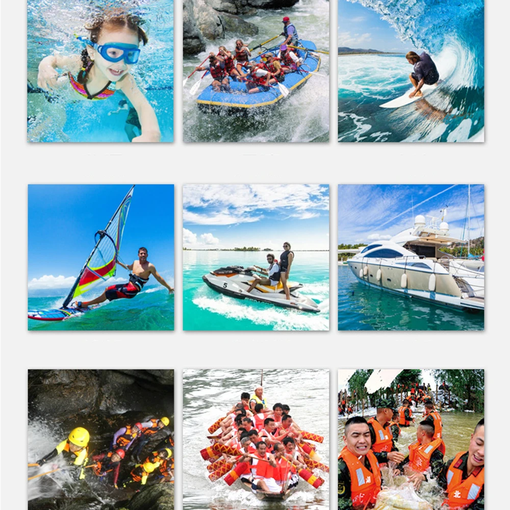 

Adult Water Life Jacket Fishing Vest Water Sports Water Ski Water Ski Life Jacket Outdoor Kayak Rafting Swimming Movement