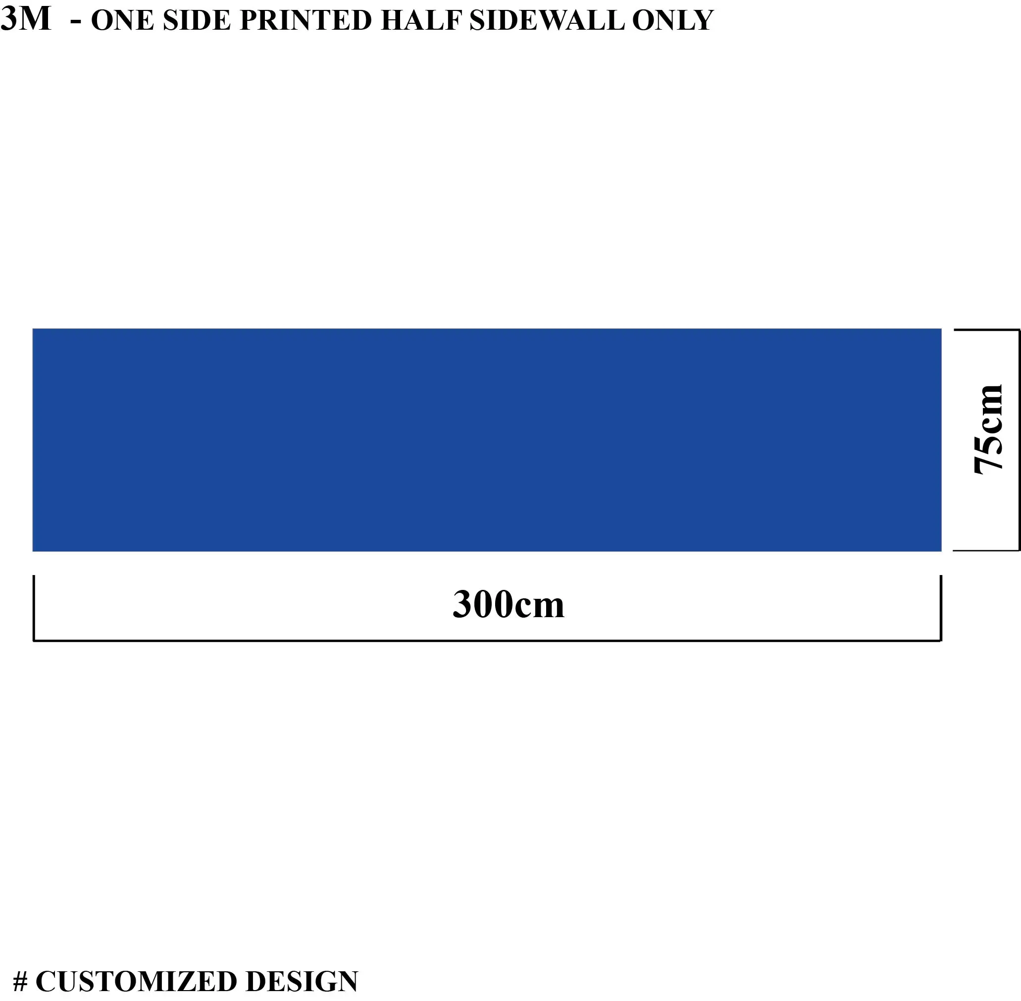 3M ONES-HALFSIDEWALL 10'x20' FASTSIGN рекламные События Складной навес палатка, складной шатер - Цвет: 3M ONES-HALFSIDEWALL