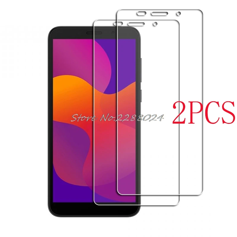 

2PCS Huawei Honor 9S Tempered Glass Protective FOR Huawei Y5P 2020 Honor9S DUA-LX9 5.45" Screen Protector Glass Film phone Cover