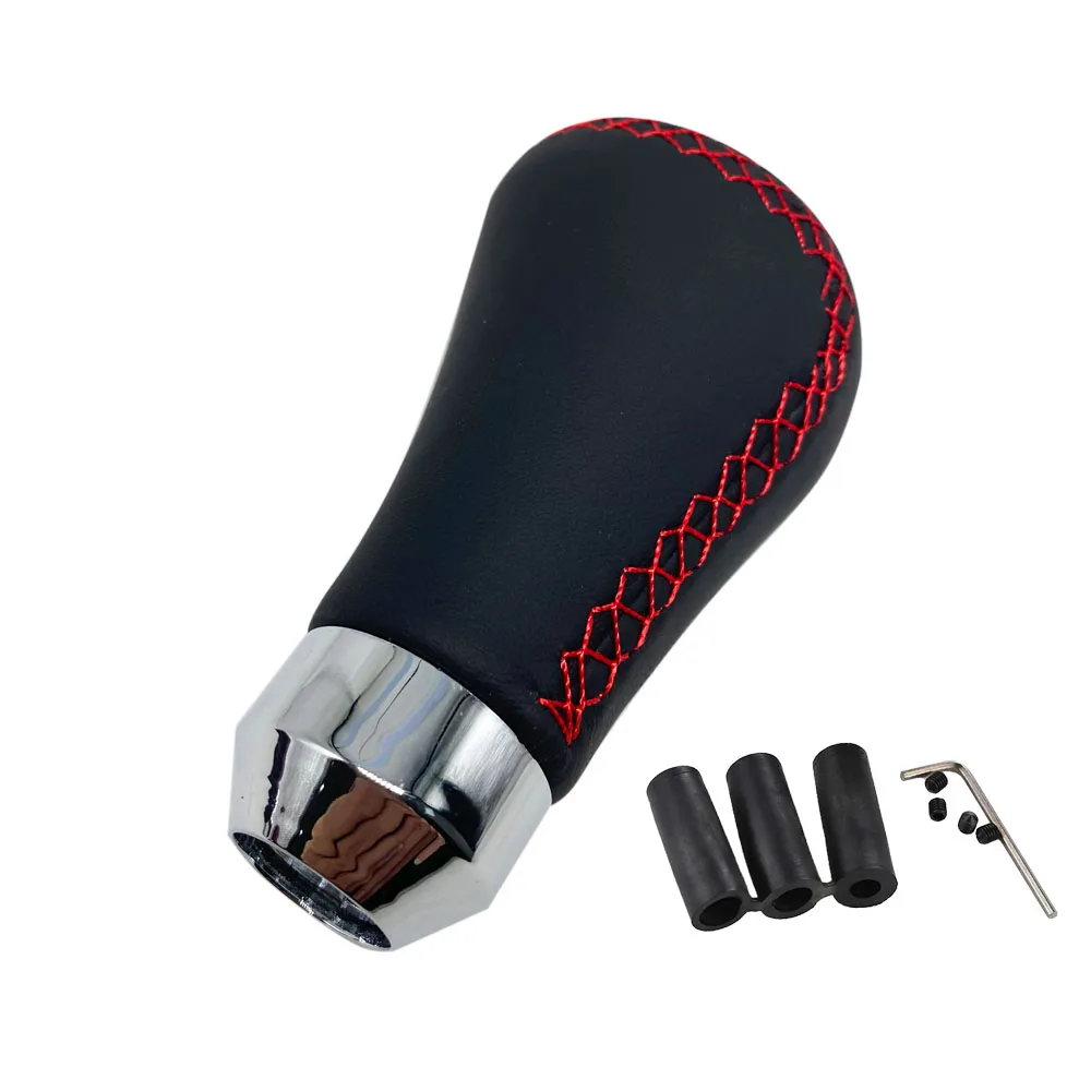 Универсальная ручка переключения передач для автомобиля кожаный рычаг с