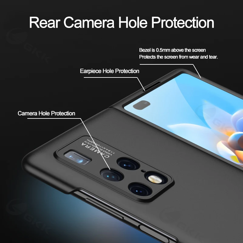 

GKK For Huawei Mate X2 Case Ultra-thin Anti-Knock Protection Hard Matte PC Case For Huawei Mate X2 Shockproof Cases Cover Coque