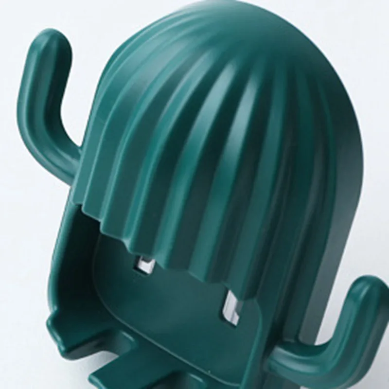 

Cute Toothbrush Rack Without Holes Multifunctional Bathroom Drain Storage Rack Storage Hook Cactus Toothpaste Holders