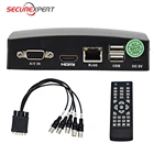 4-канальный мини-видеорегистратор с 4-канальным аудио в 4-канальном видео в 1080 ч в режиме реального времени CCTV Гибридный AHDCVITVIаналоговый в 1 видеорегистратор