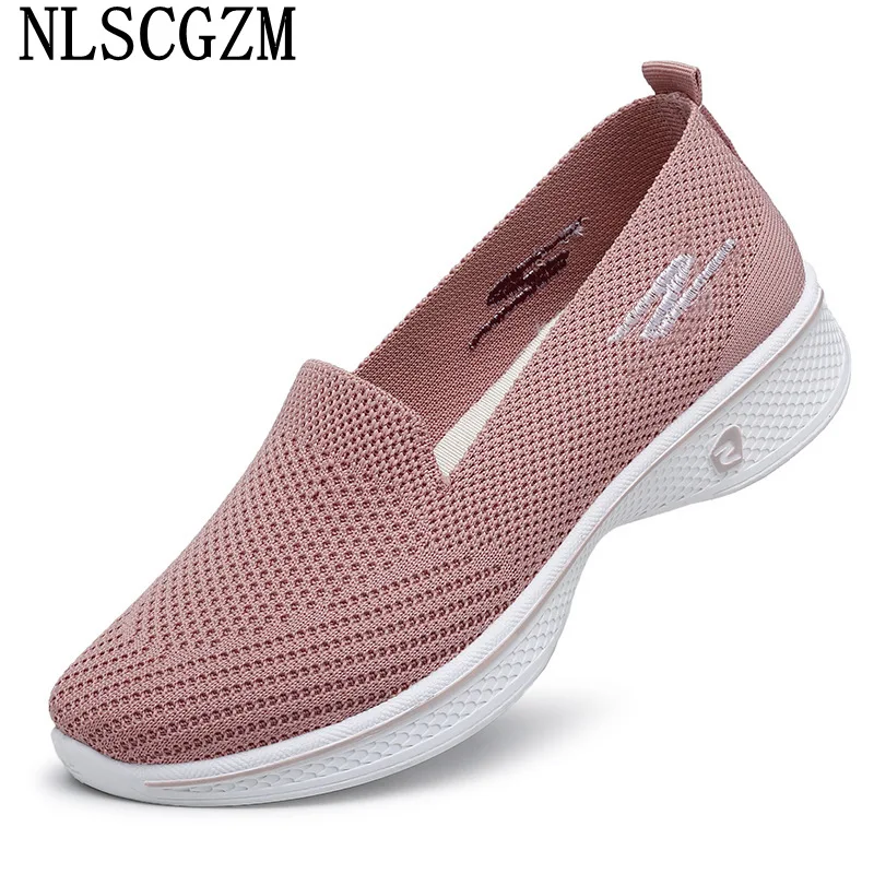 

Кроссовки женские без шнуровки, Вулканизированная подошва, лоферы, повседневная обувь для бега, дизайнерские, 2022