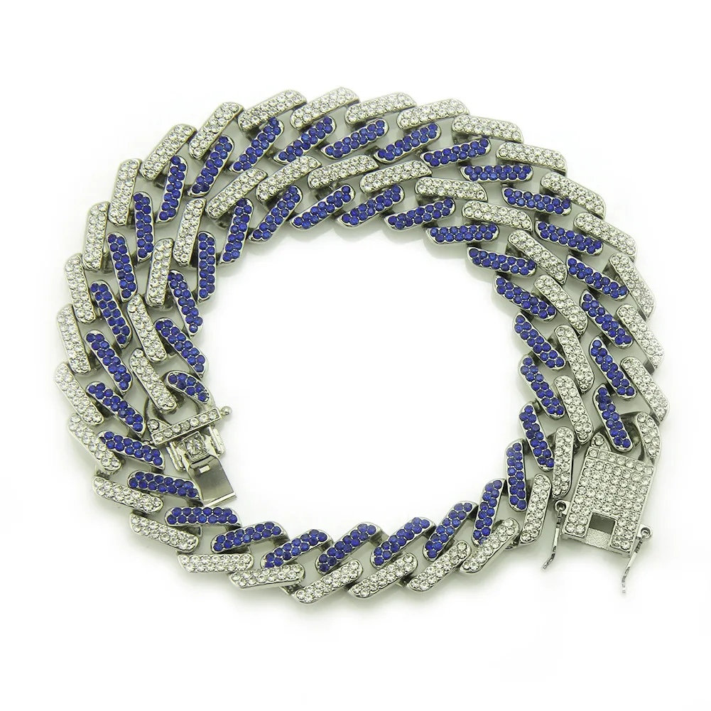 

2021 New Cool Rap Trendsetter Hip Hop Accessories Diamond Jewelry Fashion Cross Necklace Cuba Chain Pendant