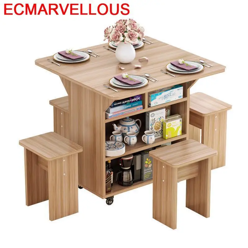 Винтажный деревянный складной стол для обеденного стола| |