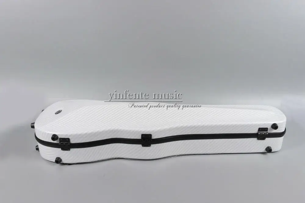 Белый чехол для скрипки 4/4 футляр жесткий смешанный углеродного волокна сильный