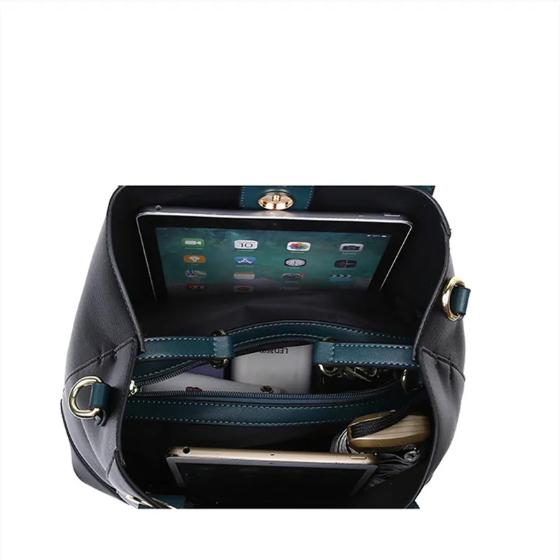 

Bags for Women 2021 New Fashionable Bucket Bags Larger Capacity Ladies Shoulder Handbags Real Leather Messenger Bags Bolso Mujer