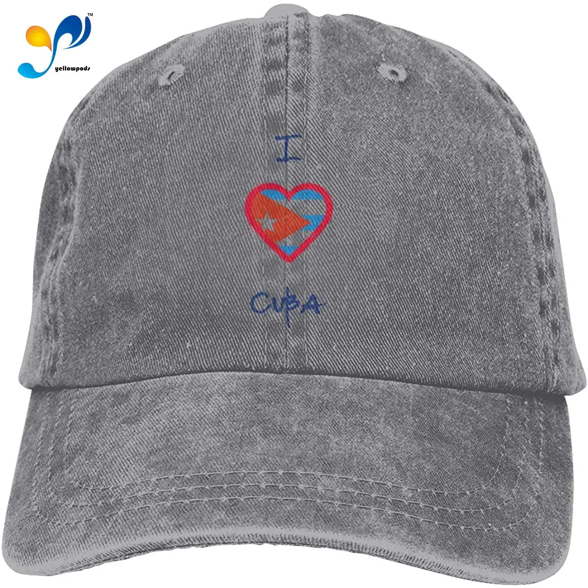 

Love Cuba Cuban Flag Unisex Soft Casquette Cap Fashion Hat Vintage Adjustable Baseball Caps