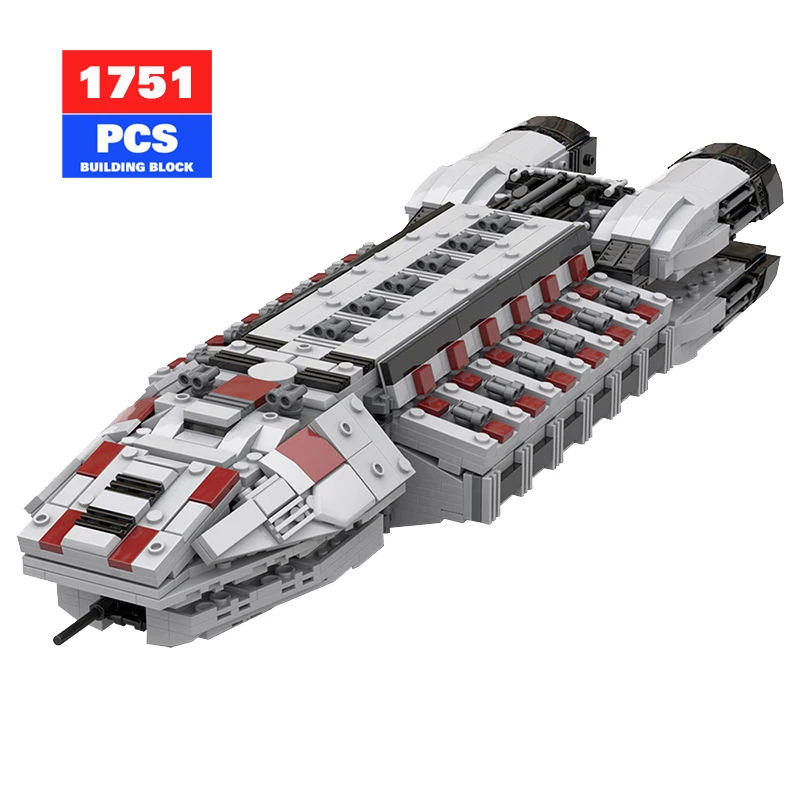 

Строительный блок Moc Battlestar, игрушка для детей, игрушка для детей
