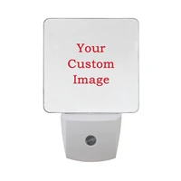 Personalized Custom Plug-in LED Night Light Set Auto Dusk Dawn Sensor Lamp For Bedroom Bathroom Kitchen Hallway Stairs